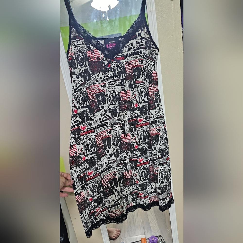 Ramones slip dress
